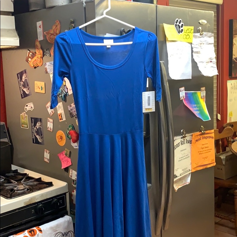Beautiful Blue XXS LuLaRoe Nicole